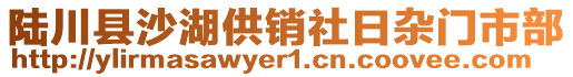 陸川縣沙湖供銷社日雜門市部