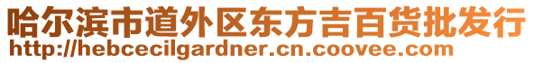 哈爾濱市道外區(qū)東方吉百貨批發(fā)行