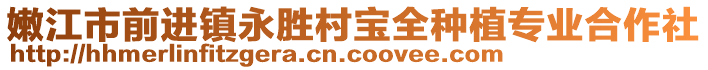 嫩江市前进镇永胜村宝全种植专业合作社