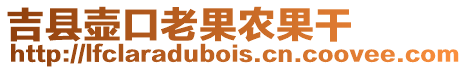 吉县壶口老果农果干