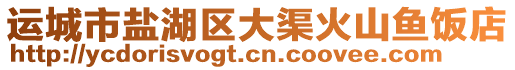 運(yùn)城市鹽湖區(qū)大渠火山魚飯店