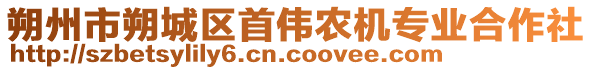 朔州市朔城區(qū)首偉農(nóng)機(jī)專業(yè)合作社