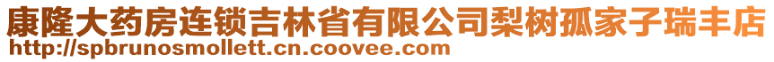 康隆大藥房連鎖吉林省有限公司梨樹孤家子瑞豐店