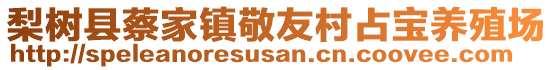 梨樹縣蔡家鎮(zhèn)敬友村占寶養(yǎng)殖場