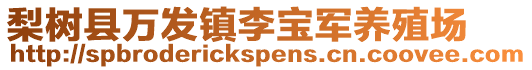 梨樹縣萬(wàn)發(fā)鎮(zhèn)李寶軍養(yǎng)殖場(chǎng)