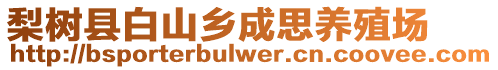 梨树县白山乡成思养殖场