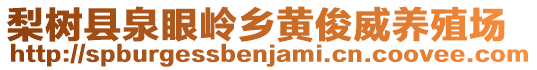 梨樹縣泉眼嶺鄉(xiāng)黃俊威養(yǎng)殖場(chǎng)