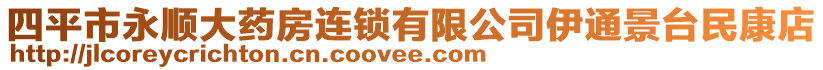 四平市永順大藥房連鎖有限公司伊通景臺民康店