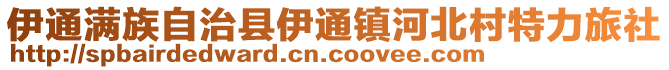 伊通滿族自治縣伊通鎮河北村特力旅社
