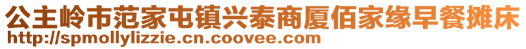公主嶺市范家屯鎮興泰商廈佰家緣早餐攤床