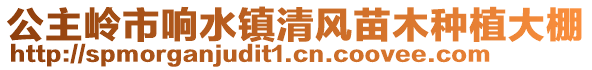 公主嶺市響水鎮清風苗木種植大棚