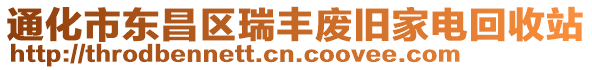 通化市東昌區(qū)瑞豐廢舊家電回收站