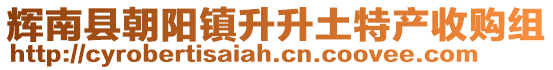 輝南縣朝陽鎮(zhèn)升升土特產(chǎn)收購組