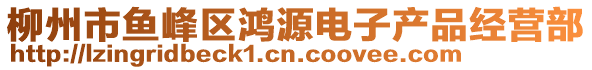 柳州市魚峰區(qū)鴻源電子產(chǎn)品經(jīng)營(yíng)部