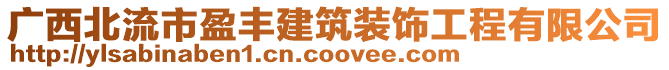 廣西北流市盈豐建筑裝飾工程有限公司