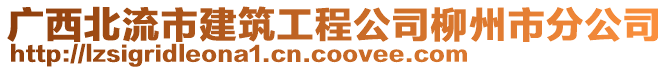 廣西北流市建筑工程公司柳州市分公司