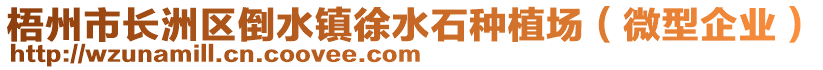 梧州市長洲區(qū)倒水鎮(zhèn)徐水石種植場（微型企業(yè)）