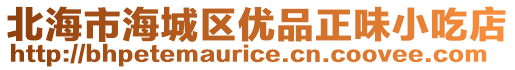 北海市海城區(qū)優(yōu)品正味小吃店