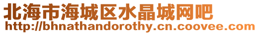 北海市海城區(qū)水晶城網(wǎng)吧