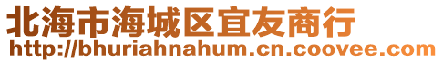 北海市海城區宜友商行