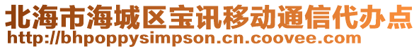 北海市海城區(qū)寶訊移動(dòng)通信代辦點(diǎn)