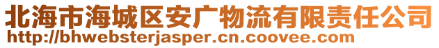 北海市海城區(qū)安廣物流有限責(zé)任公司