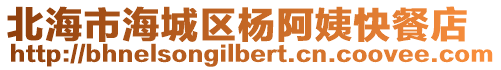 北海市海城區楊阿姨快餐店