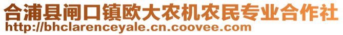 合浦縣閘口鎮(zhèn)歐大農(nóng)機(jī)農(nóng)民專業(yè)合作社