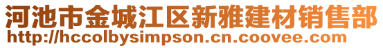 河池市金城江區(qū)新雅建材銷售部