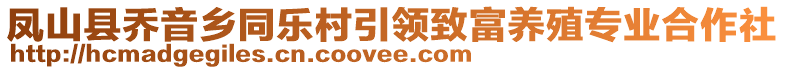 鳳山縣喬音鄉(xiāng)同樂村引領(lǐng)致富養(yǎng)殖專業(yè)合作社