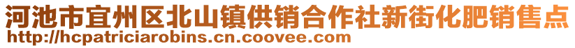 河池市宜州區(qū)北山鎮(zhèn)供銷(xiāo)合作社新街化肥銷(xiāo)售點(diǎn)