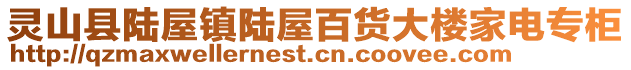 靈山縣陸屋鎮陸屋百貨大樓家電專柜