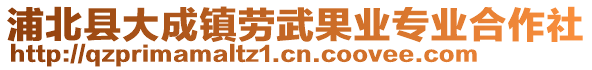浦北縣大成鎮勞武果業專業合作社