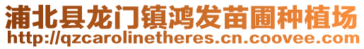 浦北縣龍門鎮鴻發苗圃種植場