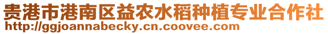 貴港市港南區(qū)益農(nóng)水稻種植專業(yè)合作社