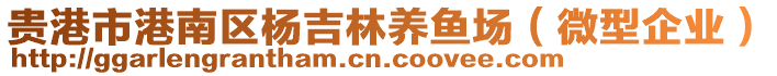 貴港市港南區(qū)楊吉林養(yǎng)魚場(chǎng)（微型企業(yè)）