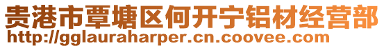 貴港市覃塘區(qū)何開寧鋁材經(jīng)營部