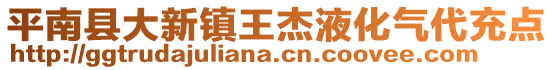 平南縣大新鎮(zhèn)王杰液化氣代充點(diǎn)