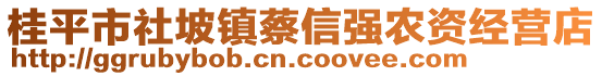 桂平市社坡鎮(zhèn)蔡信強(qiáng)農(nóng)資經(jīng)營店