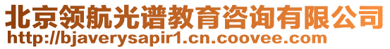 北京領(lǐng)航光譜教育咨詢有限公司