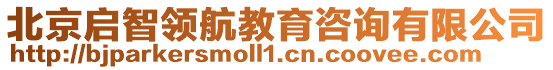 北京啟智領(lǐng)航教育咨詢有限公司