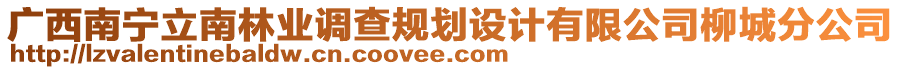 广西南宁立南林业调查规划设计有限公司柳城分公司