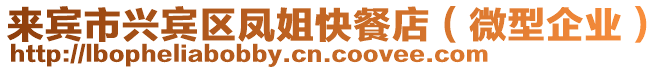 來賓市興賓區(qū)鳳姐快餐店（微型企業(yè)）