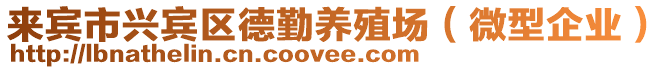 來賓市興賓區(qū)德勤養(yǎng)殖場（微型企業(yè)）