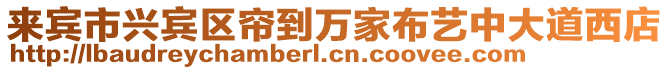 來賓市興賓區(qū)簾到萬家布藝中大道西店