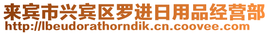 來賓市興賓區(qū)羅進(jìn)日用品經(jīng)營部