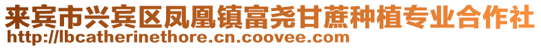 來(lái)賓市興賓區(qū)鳳凰鎮(zhèn)富堯甘蔗種植專(zhuān)業(yè)合作社
