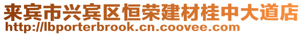 來賓市興賓區恒榮建材桂中大道店