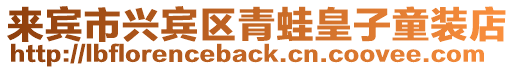來賓市興賓區(qū)青蛙皇子童裝店