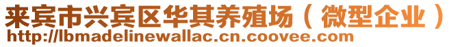 來賓市興賓區(qū)華其養(yǎng)殖場(chǎng)(微型企業(yè))